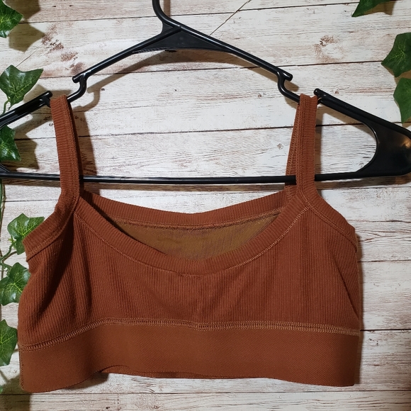 SKIMS Copper Soft Lounge Bralette Intimates Bra Brown Kim Kardashian - Picture 3 of 12